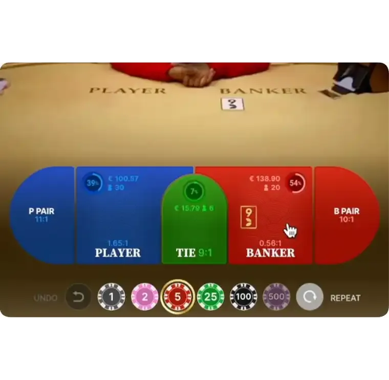 Always 9 Baccarat Demo Overlay set2